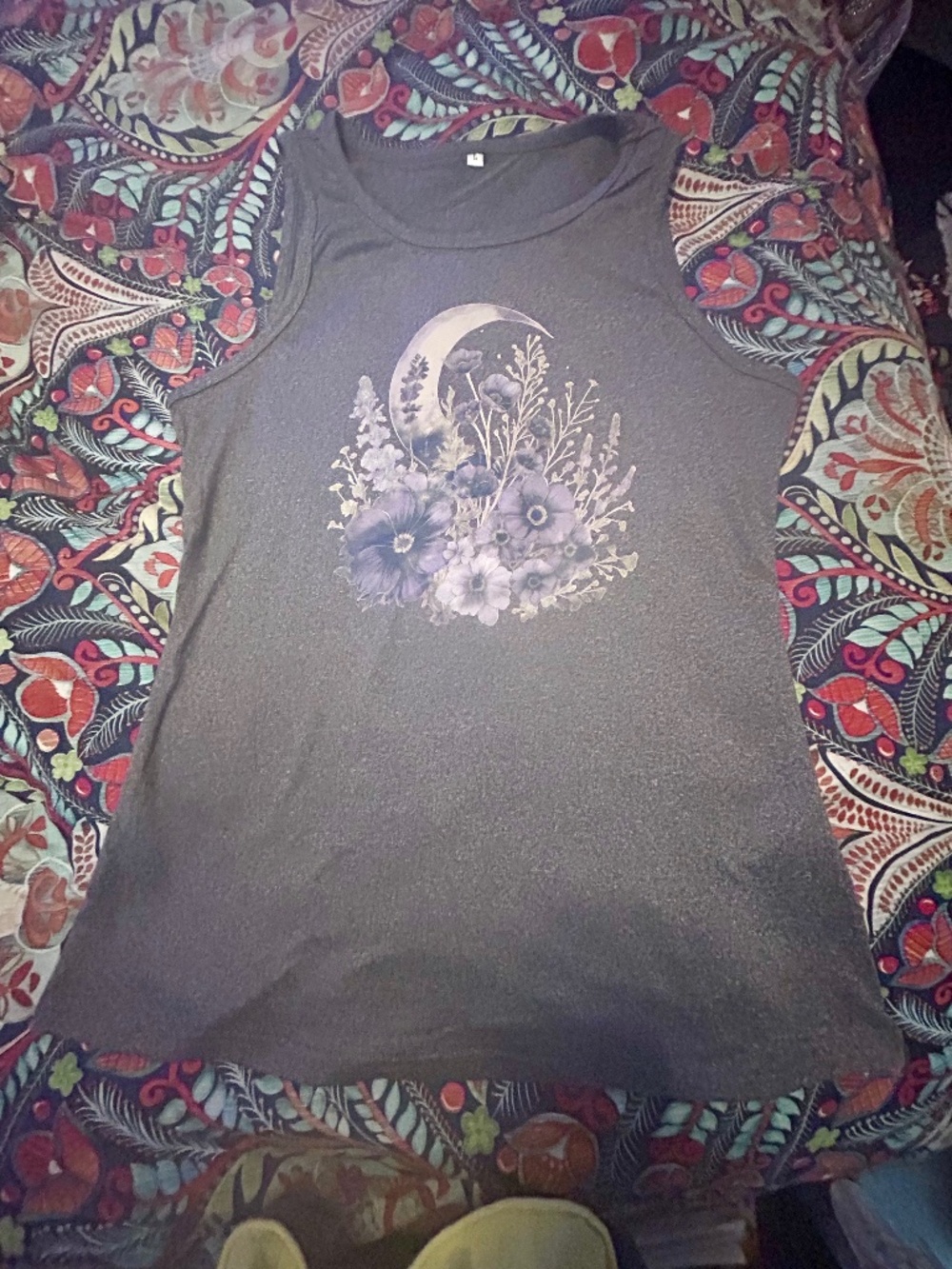 NWOT Witchy Moon Graphic Tank Top